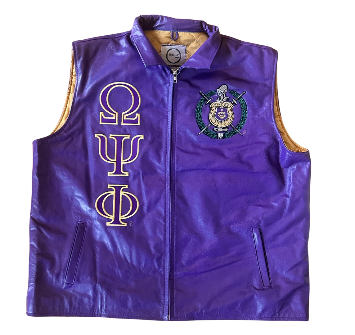 OMEGA LEATHER VEST