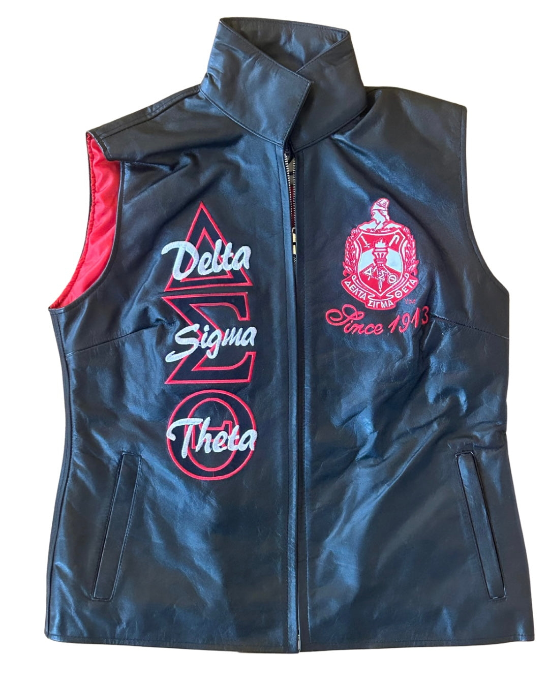 SINCE 1913 DST LEATHER VEST