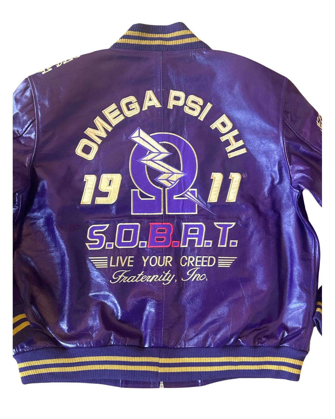 OMEGA LEATHER JACKET