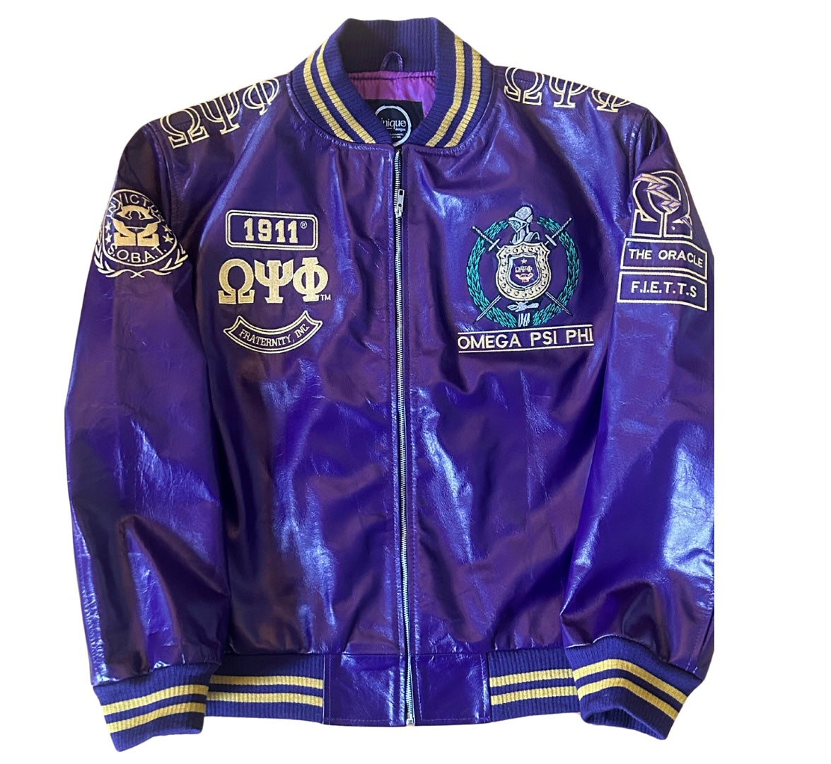 OMEGA LEATHER JACKET